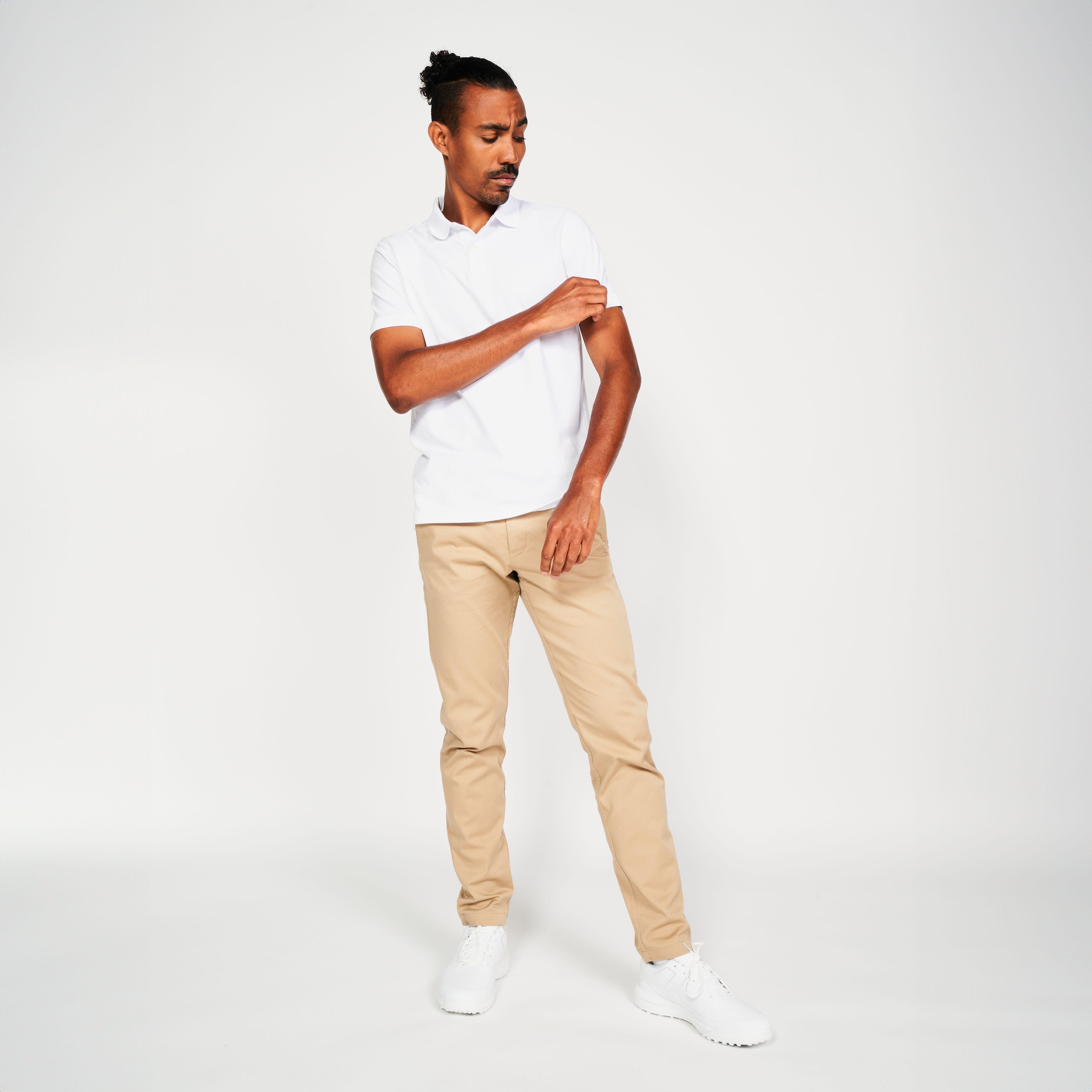 Men's Cotton Short-Sleeved Golf Polo Shirt, MW 500