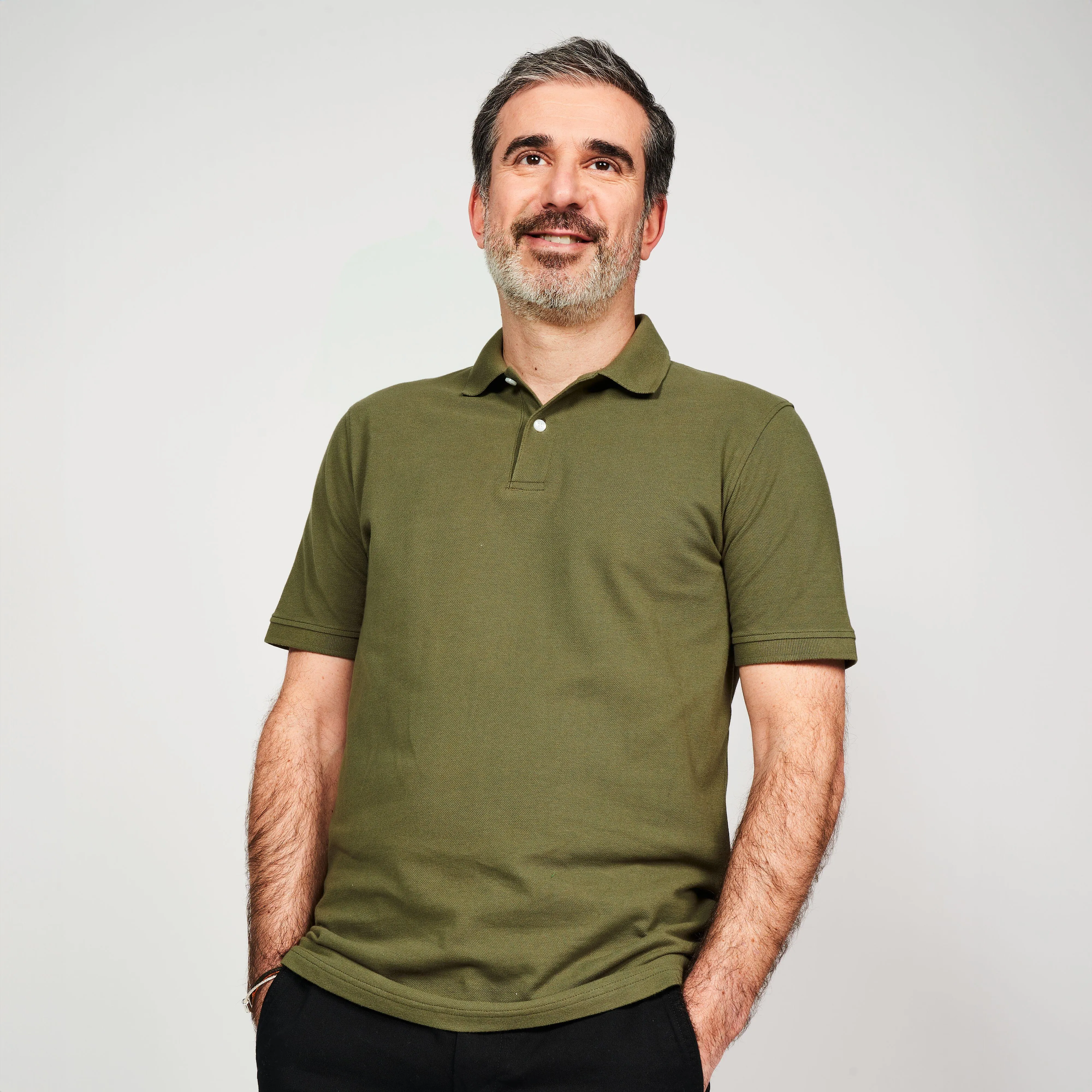 Men's Cotton Short-Sleeved Golf Polo Shirt, MW 500