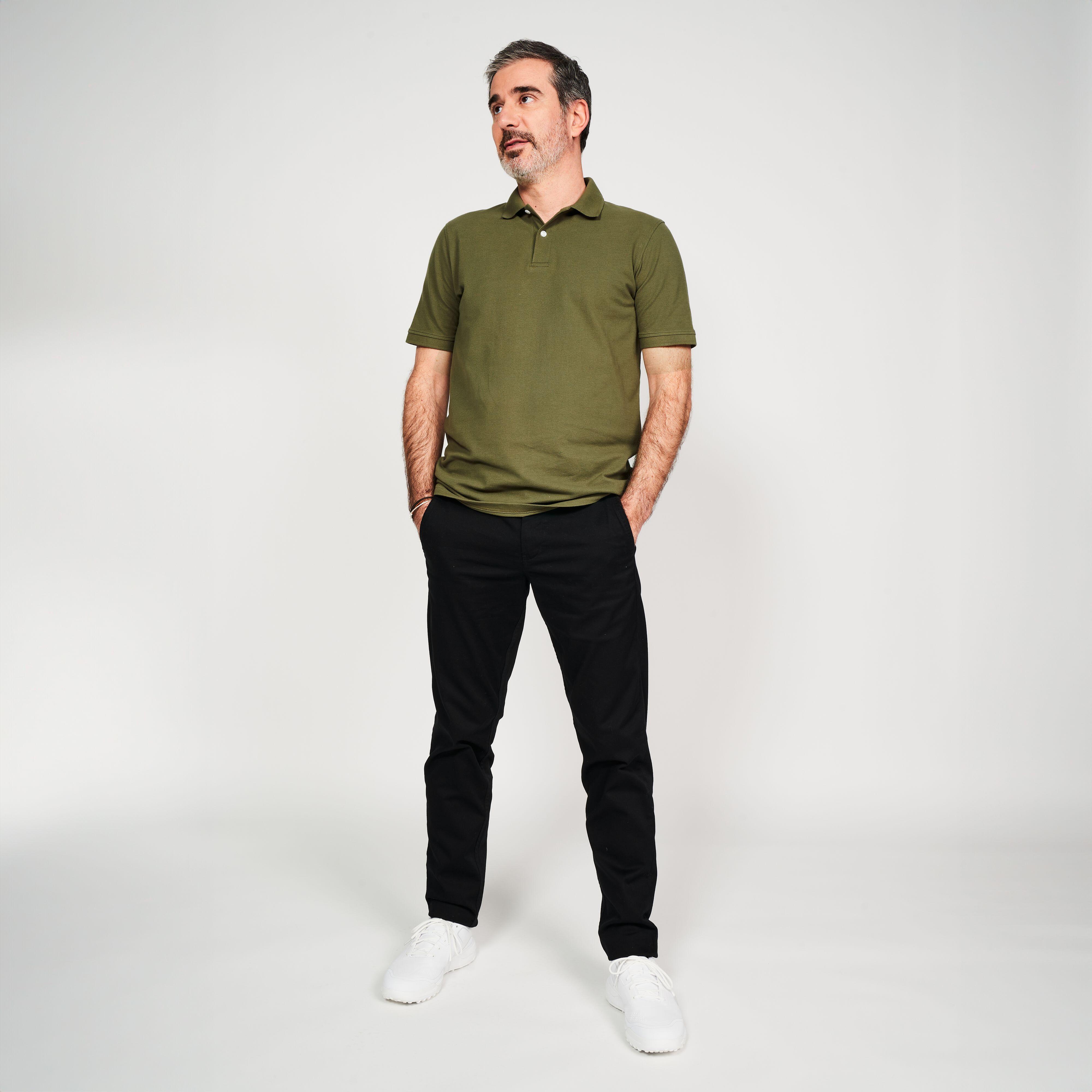 Men's Cotton Short-Sleeved Golf Polo Shirt, MW 500
