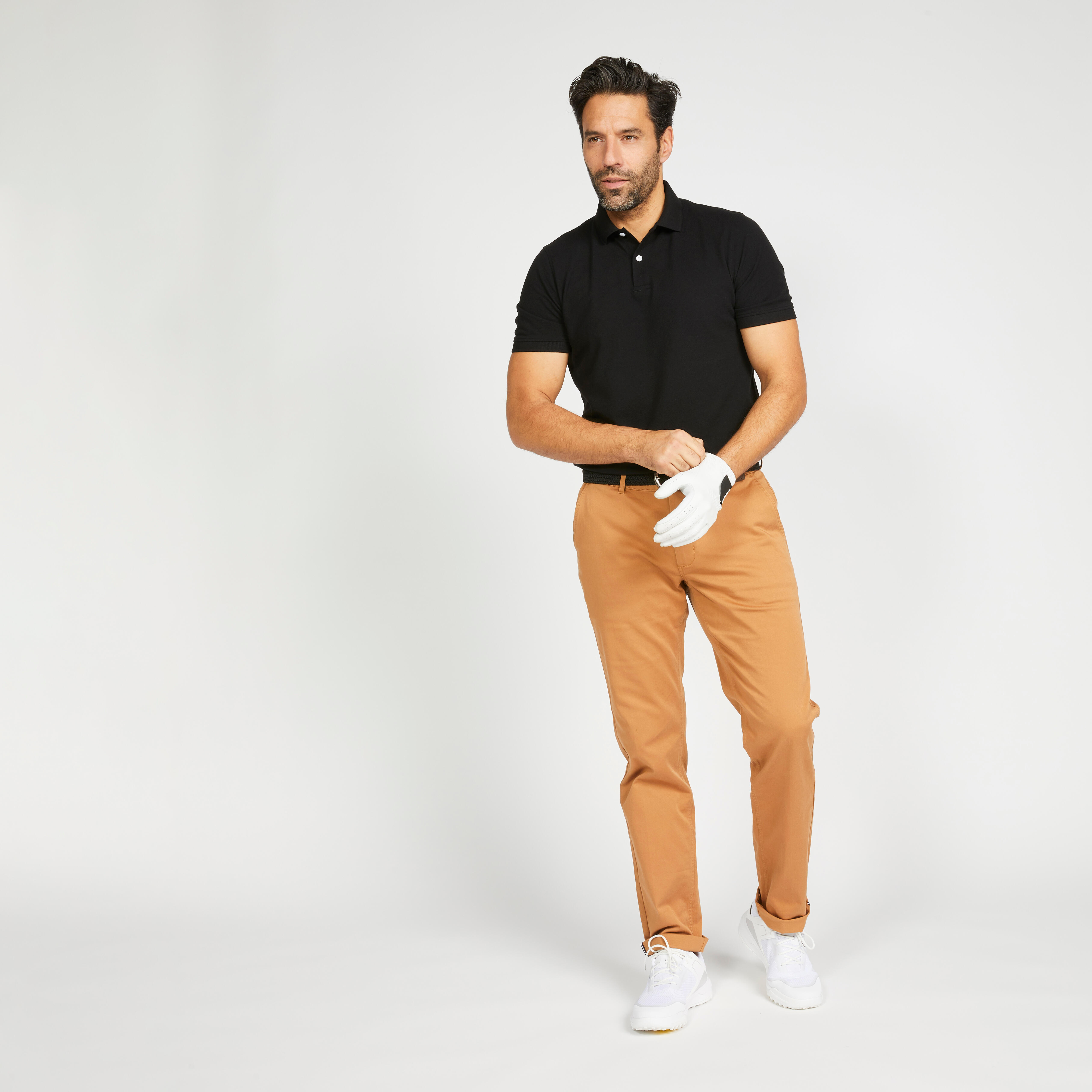 Men's Cotton Short-Sleeved Golf Polo Shirt, MW 500