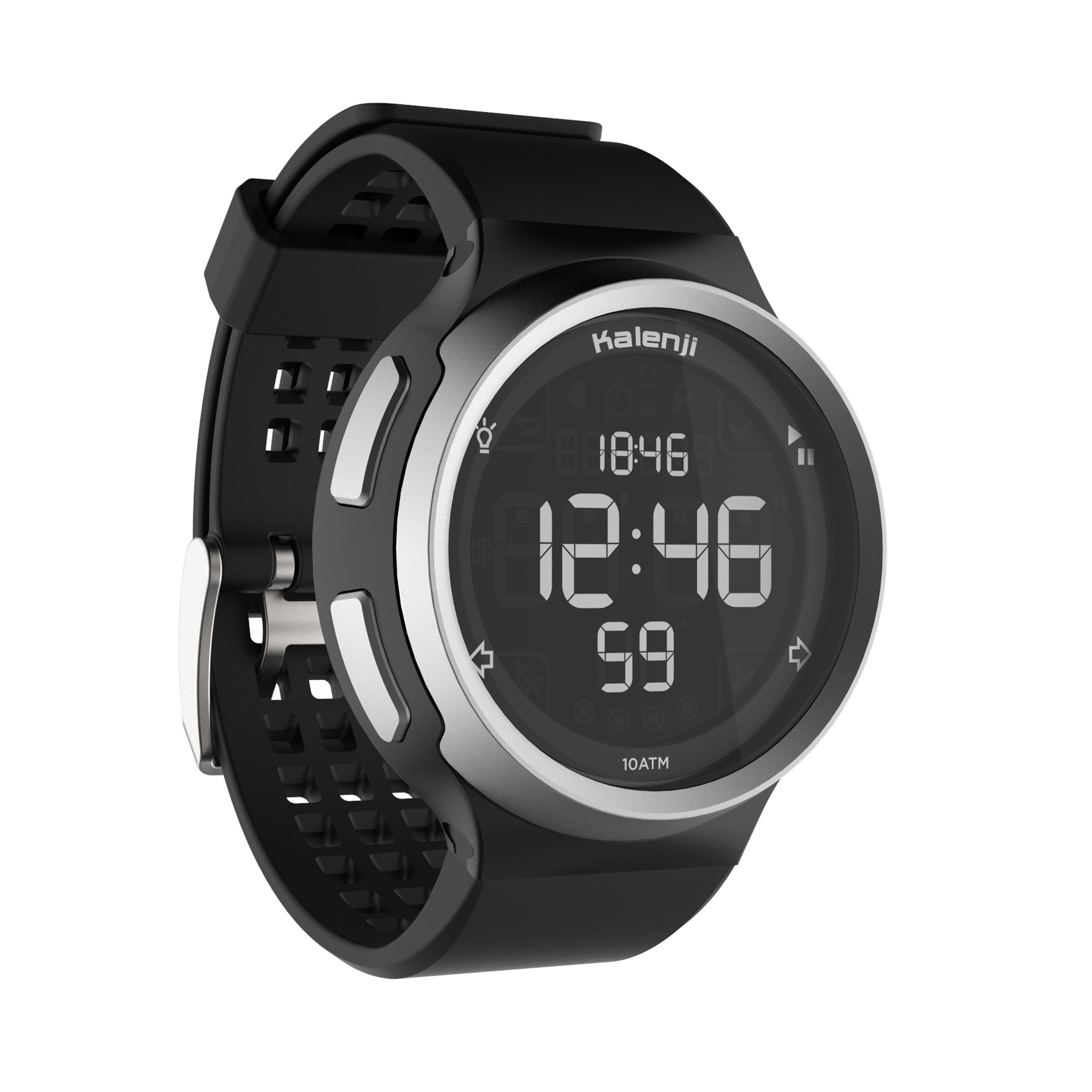W900 Running Stopwatch Reverse Screen Black - Men 
