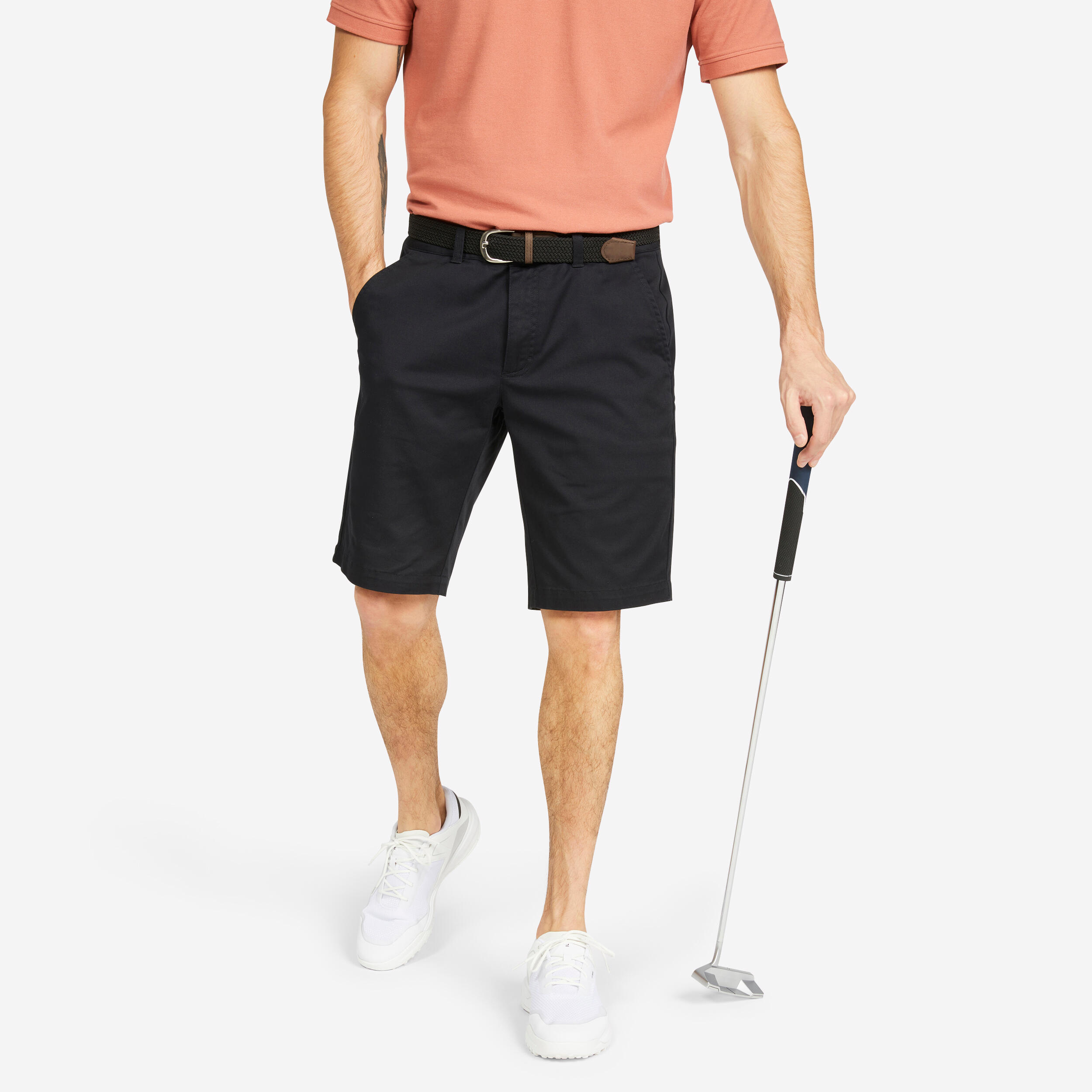 Menâs Cotton Golf Shorts, MWÂ 500