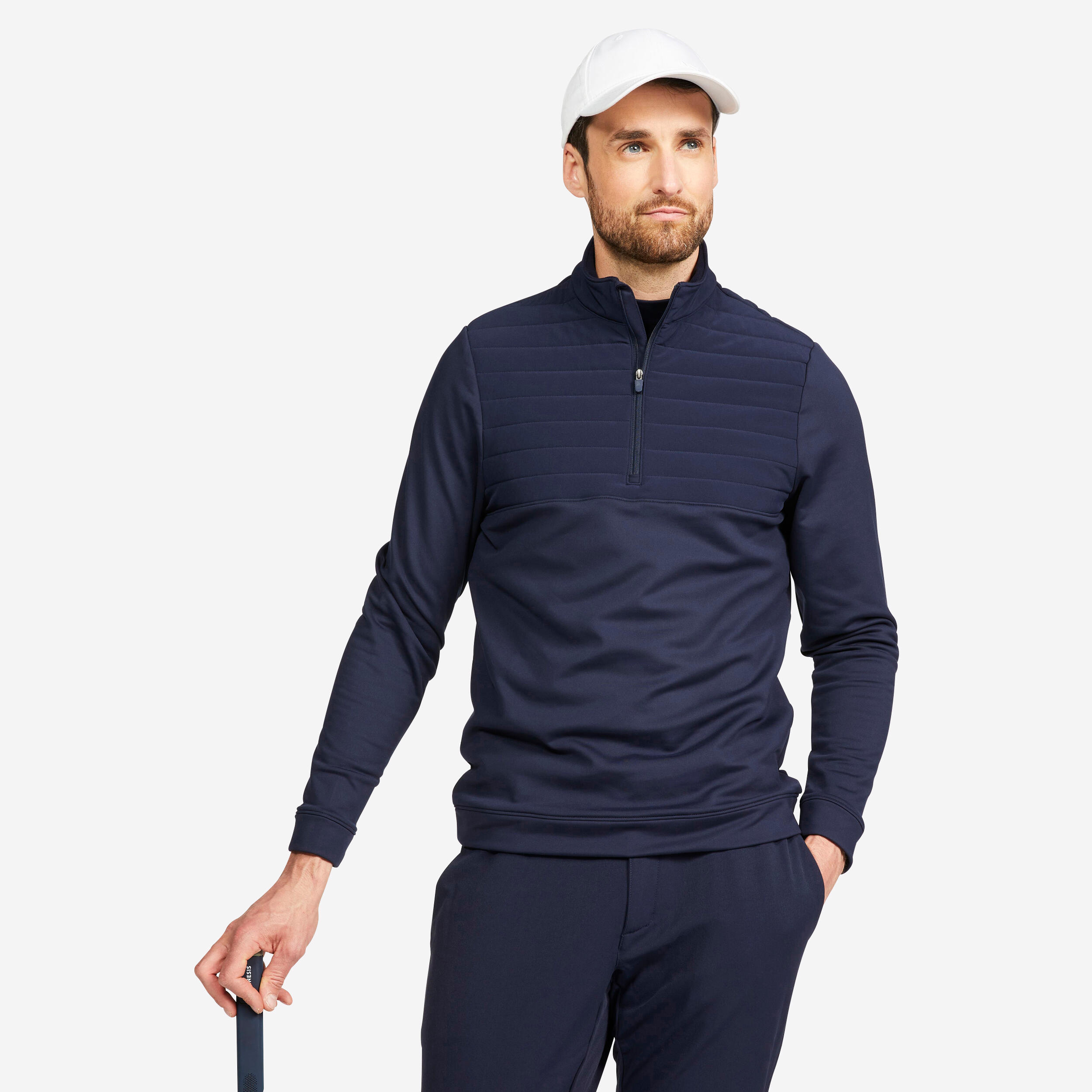 Men's Golf Sweatshirt - CW 500 Navy