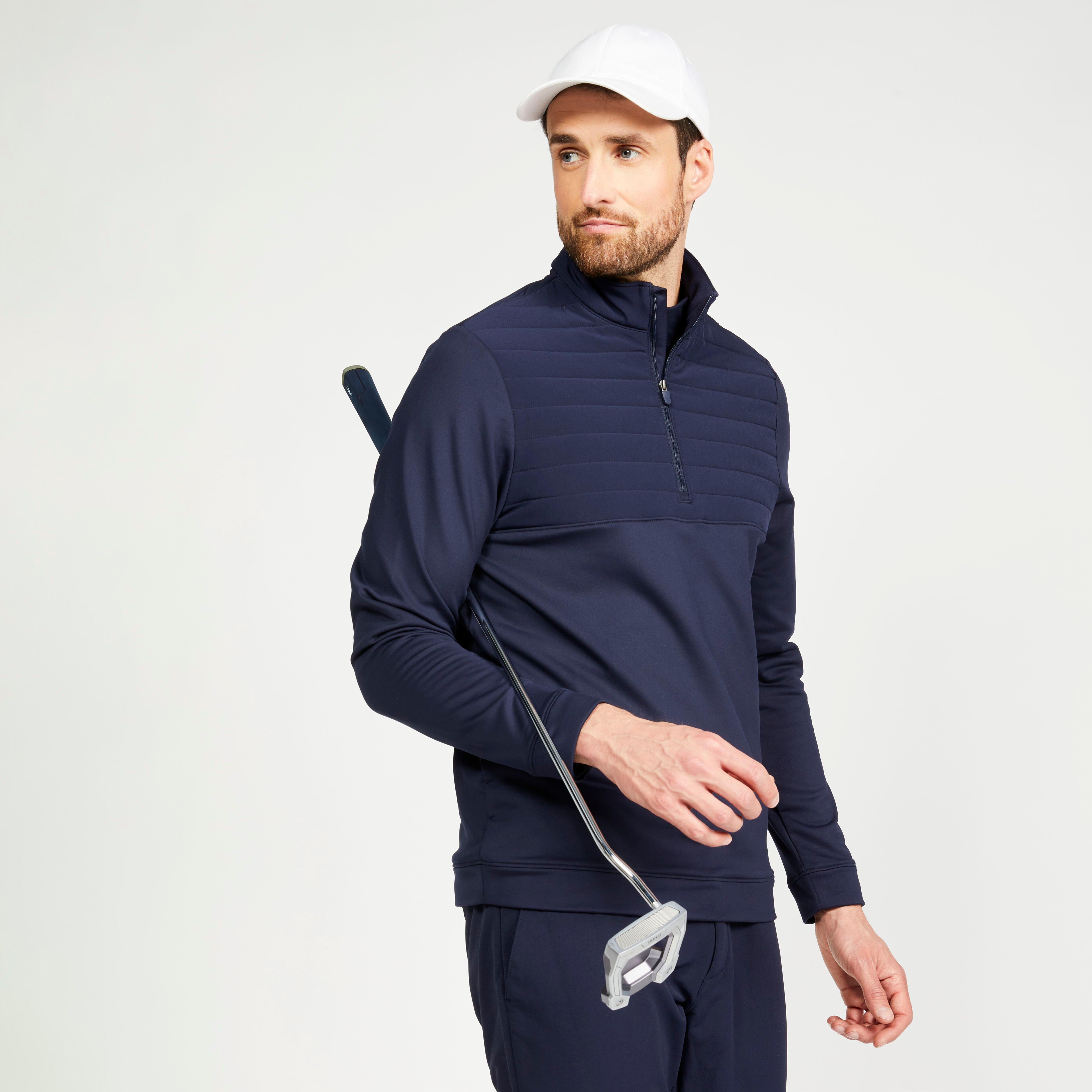Men's Golf Sweatshirt - CW 500 Navy