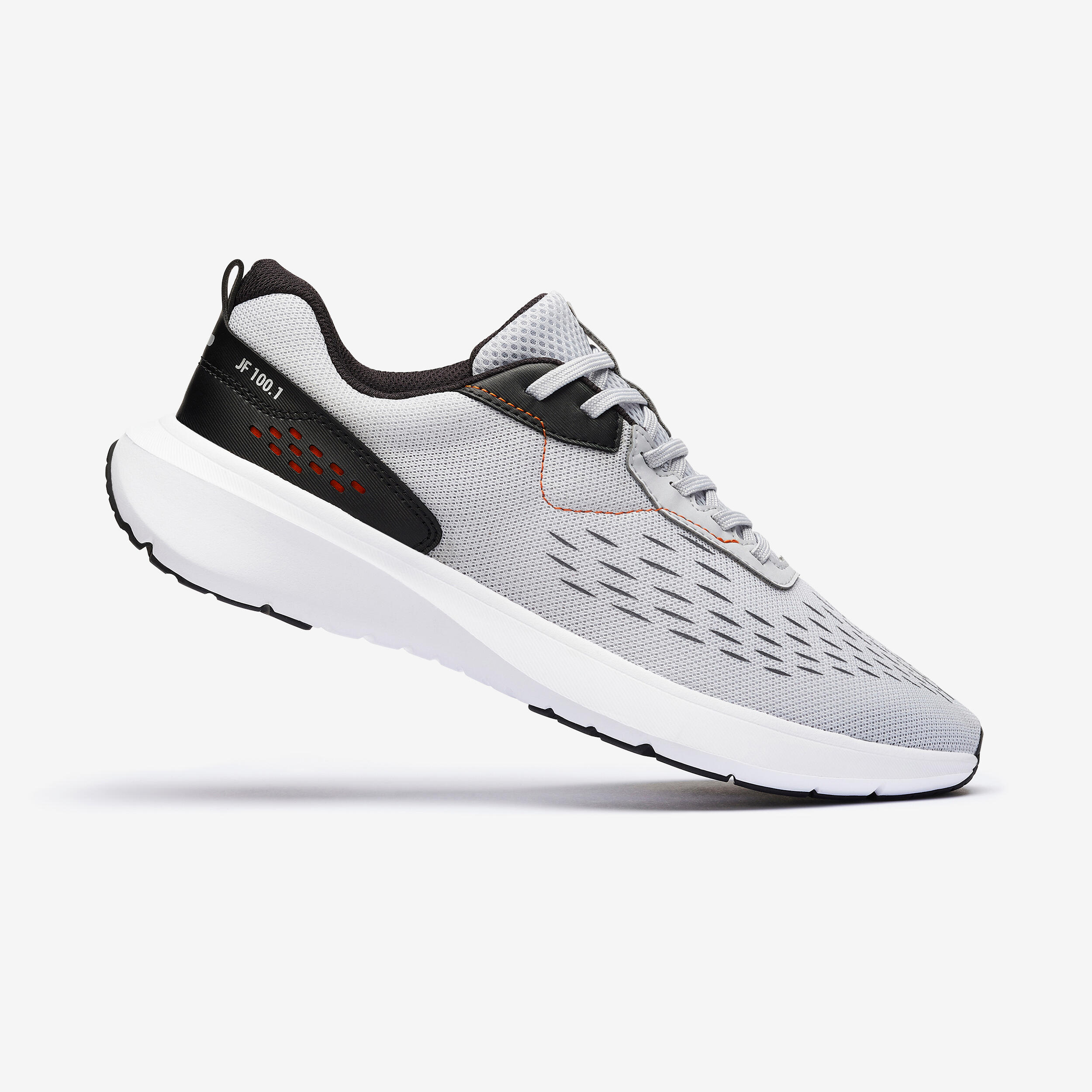 Menâs Running Shoes - Jogflow 100.1 Grey/Orange