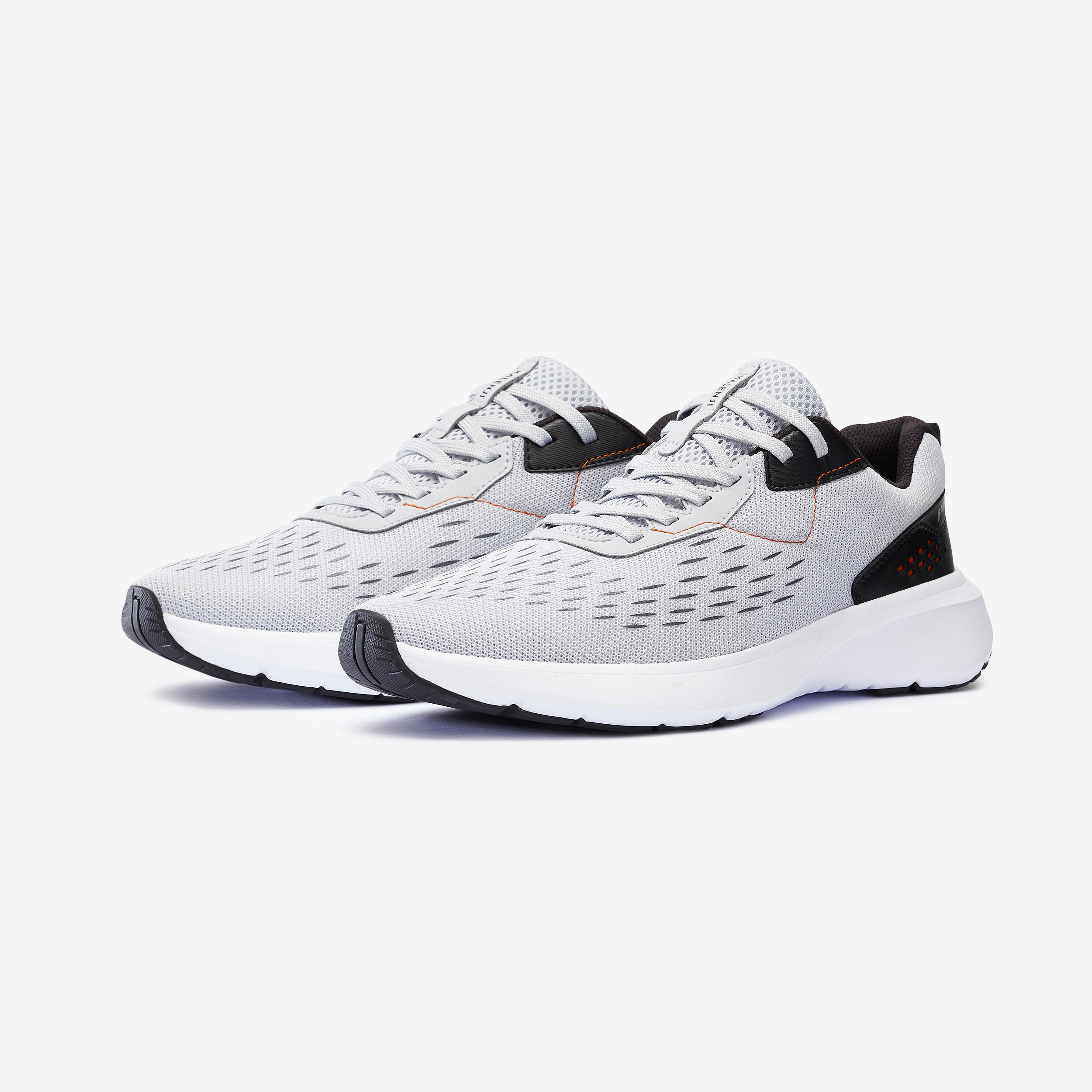 Menâs Running Shoes - Jogflow 100.1 Grey/Orange