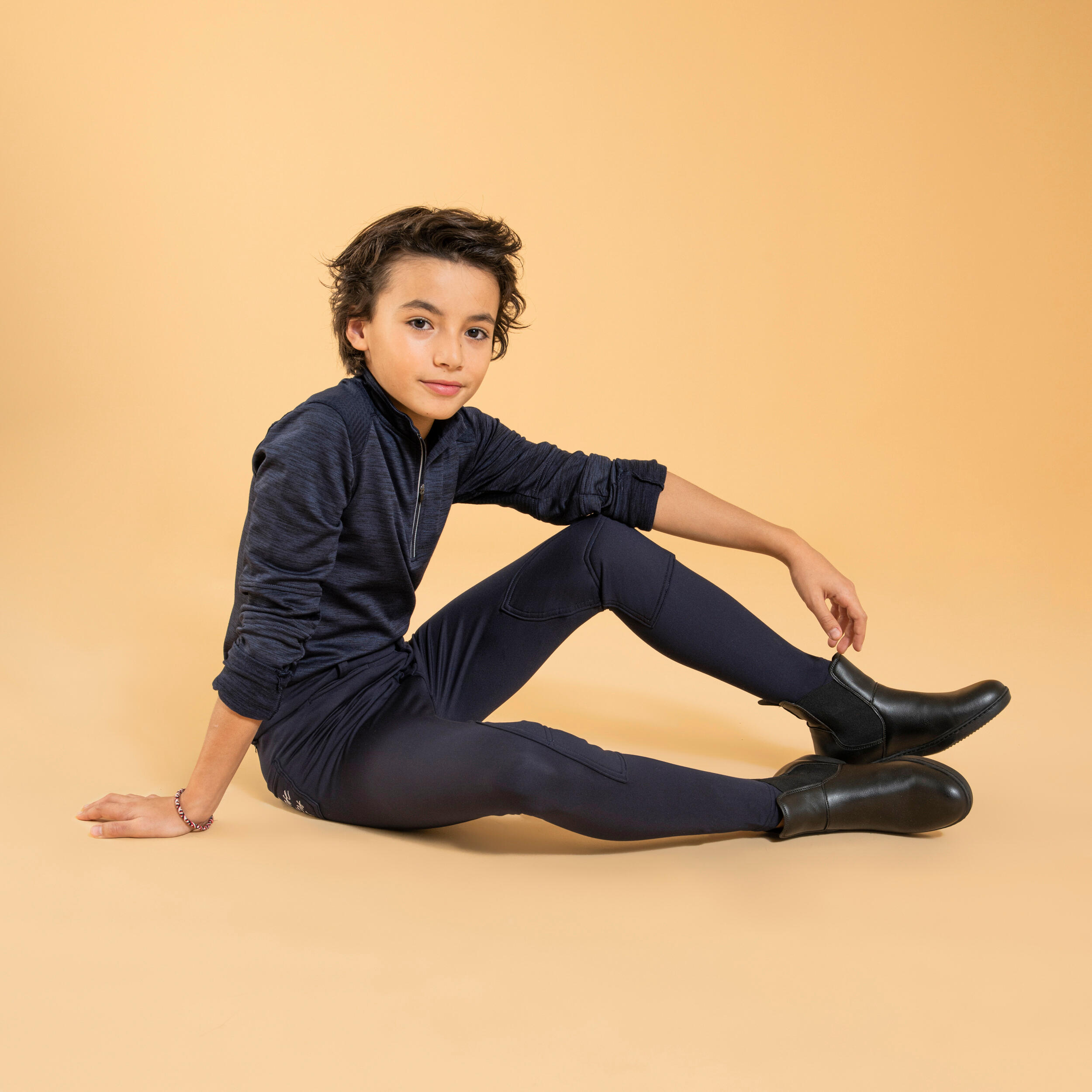 Kids' Warm Horse Riding Jodhpurs â 100