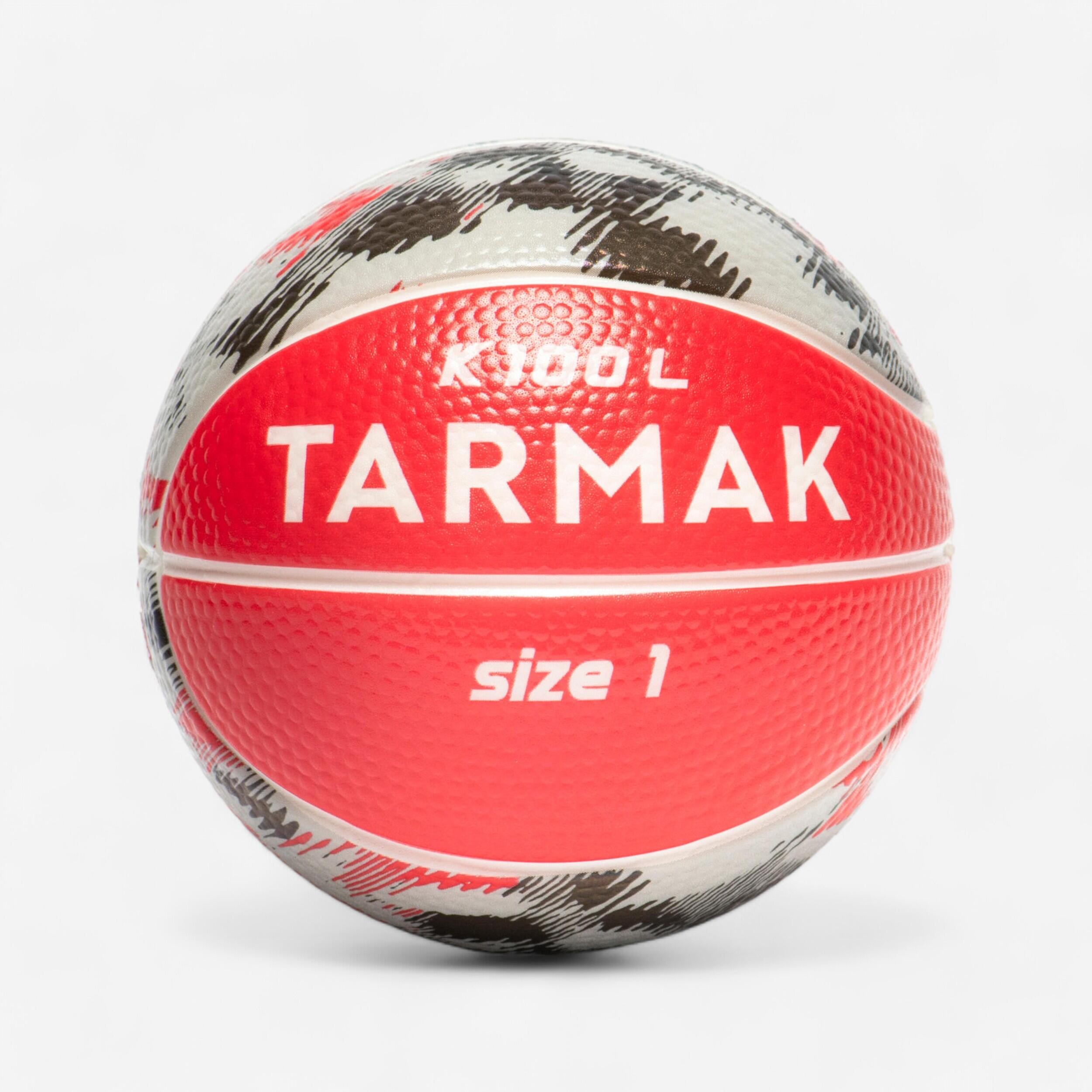 Kids' Size 1 Mini Foam Basketball Ball - K 100 Red