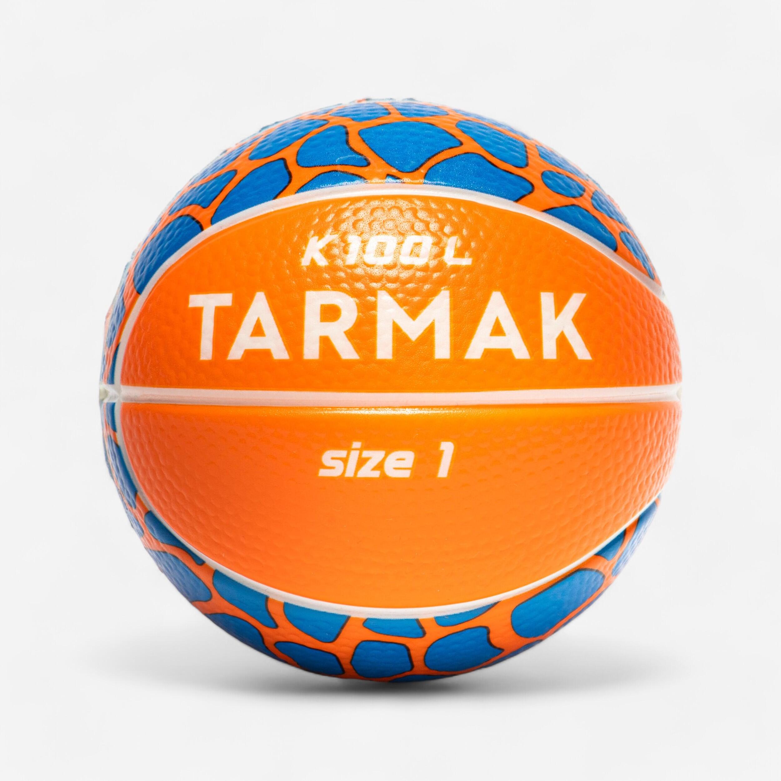 Kids' Size 1 Mini Foam Basketball Ball - K 100 Red