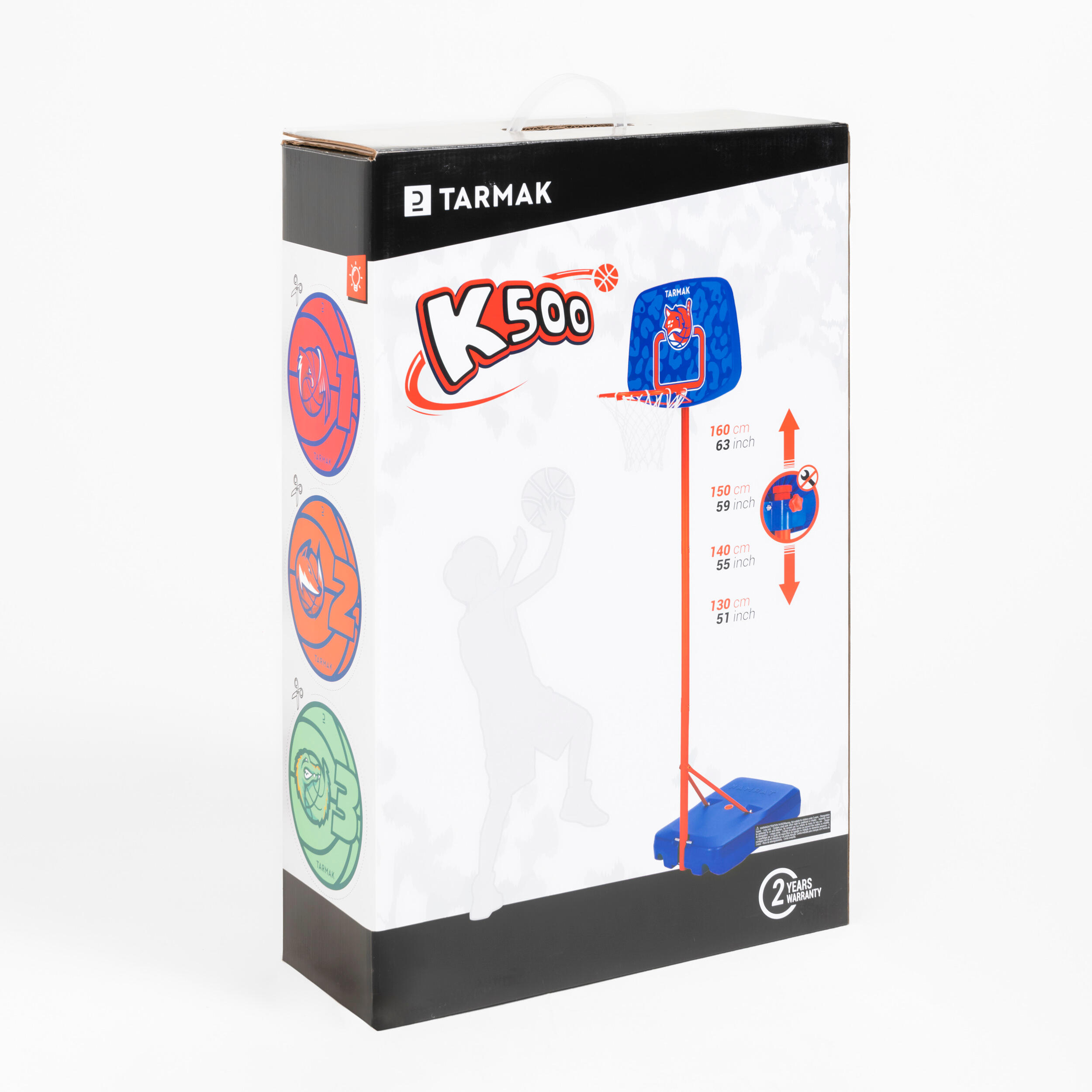 Kids' Basketball Net - K 500 Blue/Orange