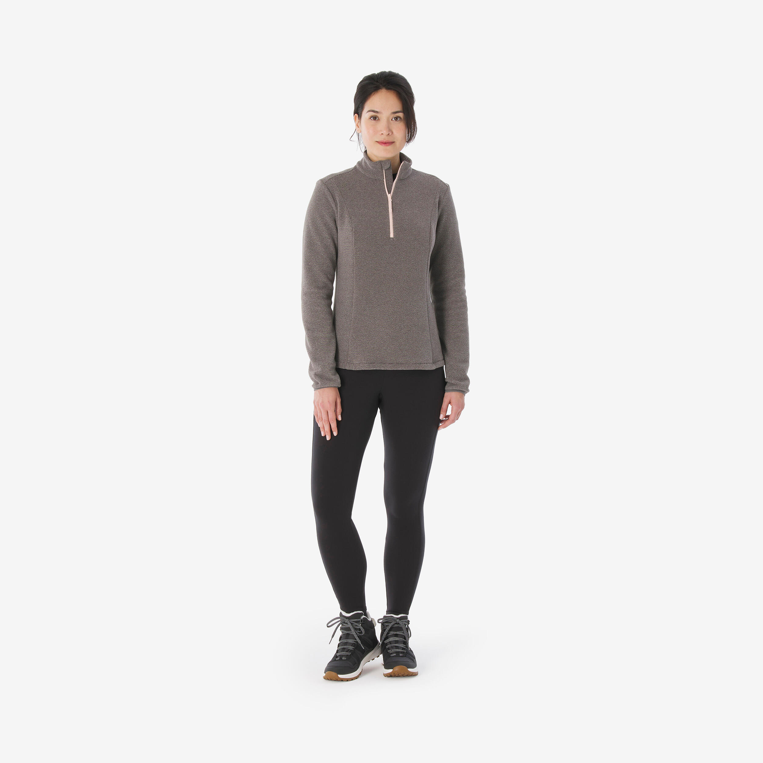 Womens' Fleece Hiking Sweater â MH 100
