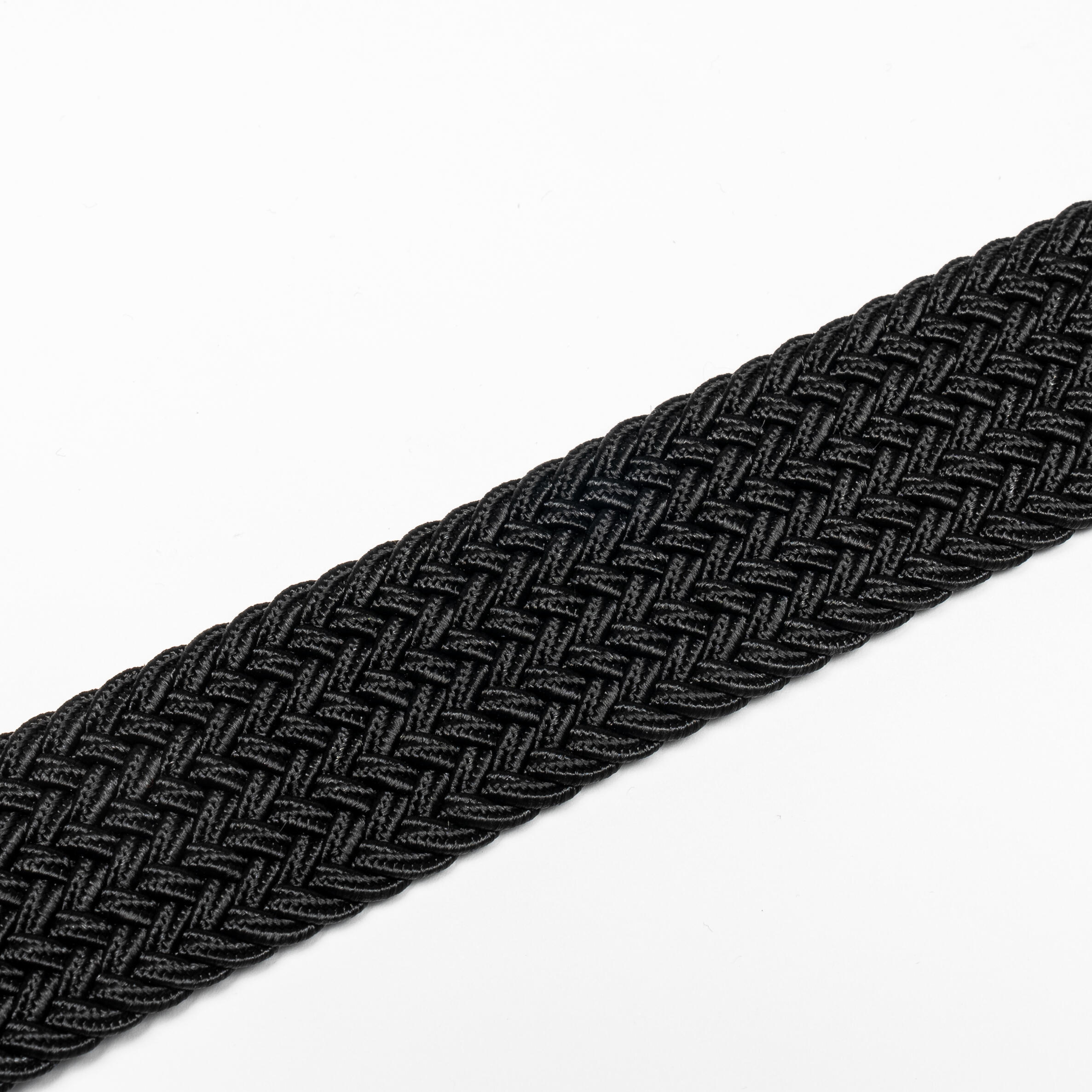 Men’s Stretchy Braided Golf Belt - Black