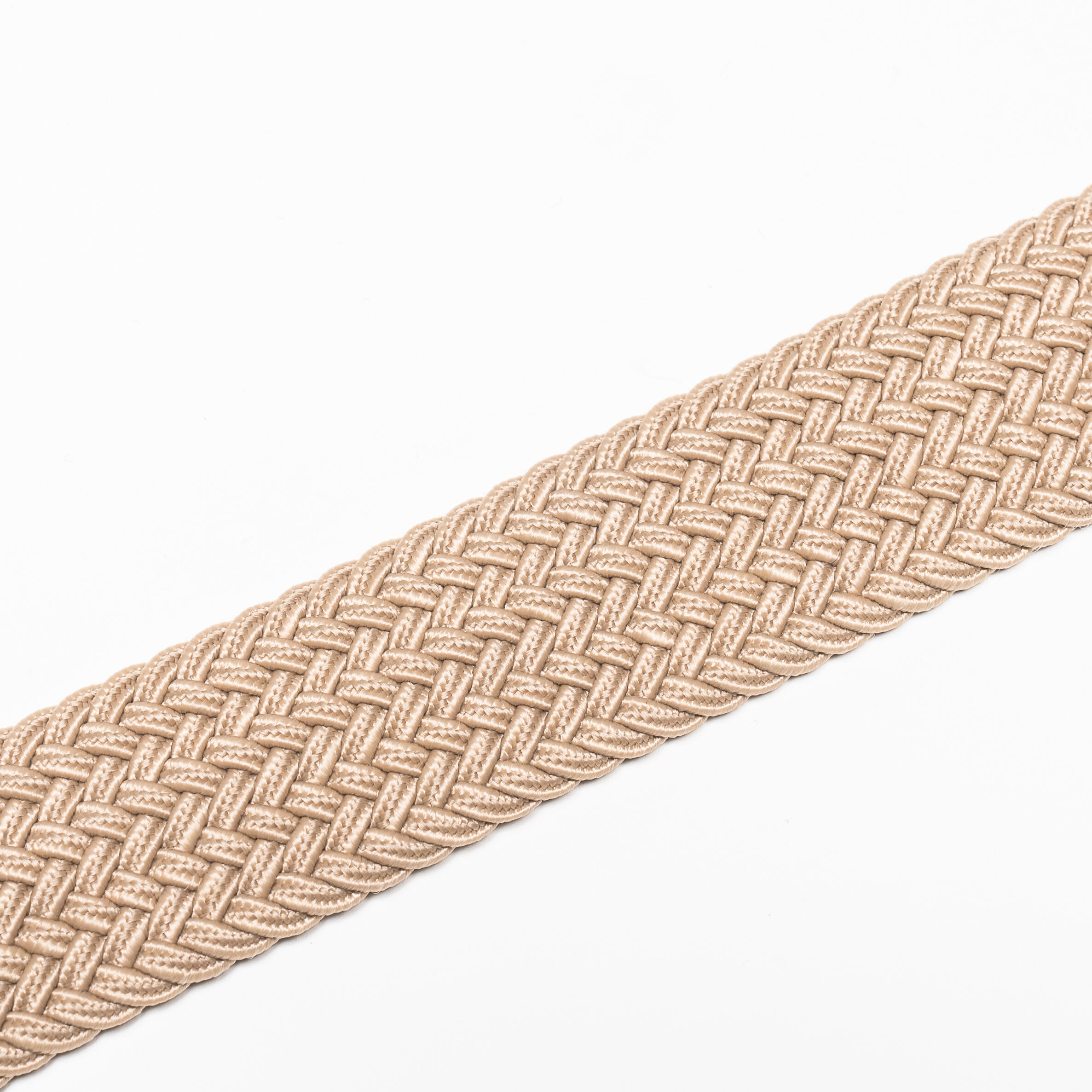 Men’s Stretchy Braided Golf Belt - Beige