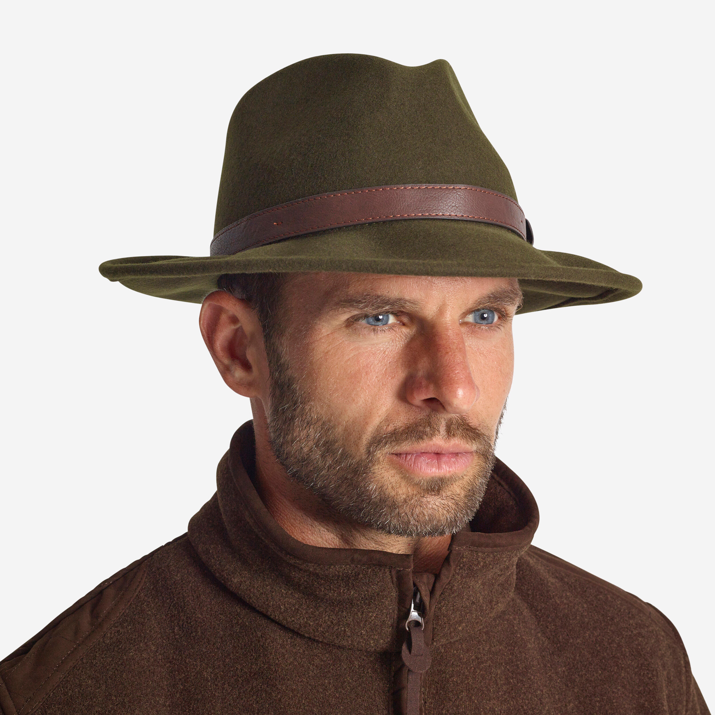 Water Repellent Felt Hat - 100 Green
