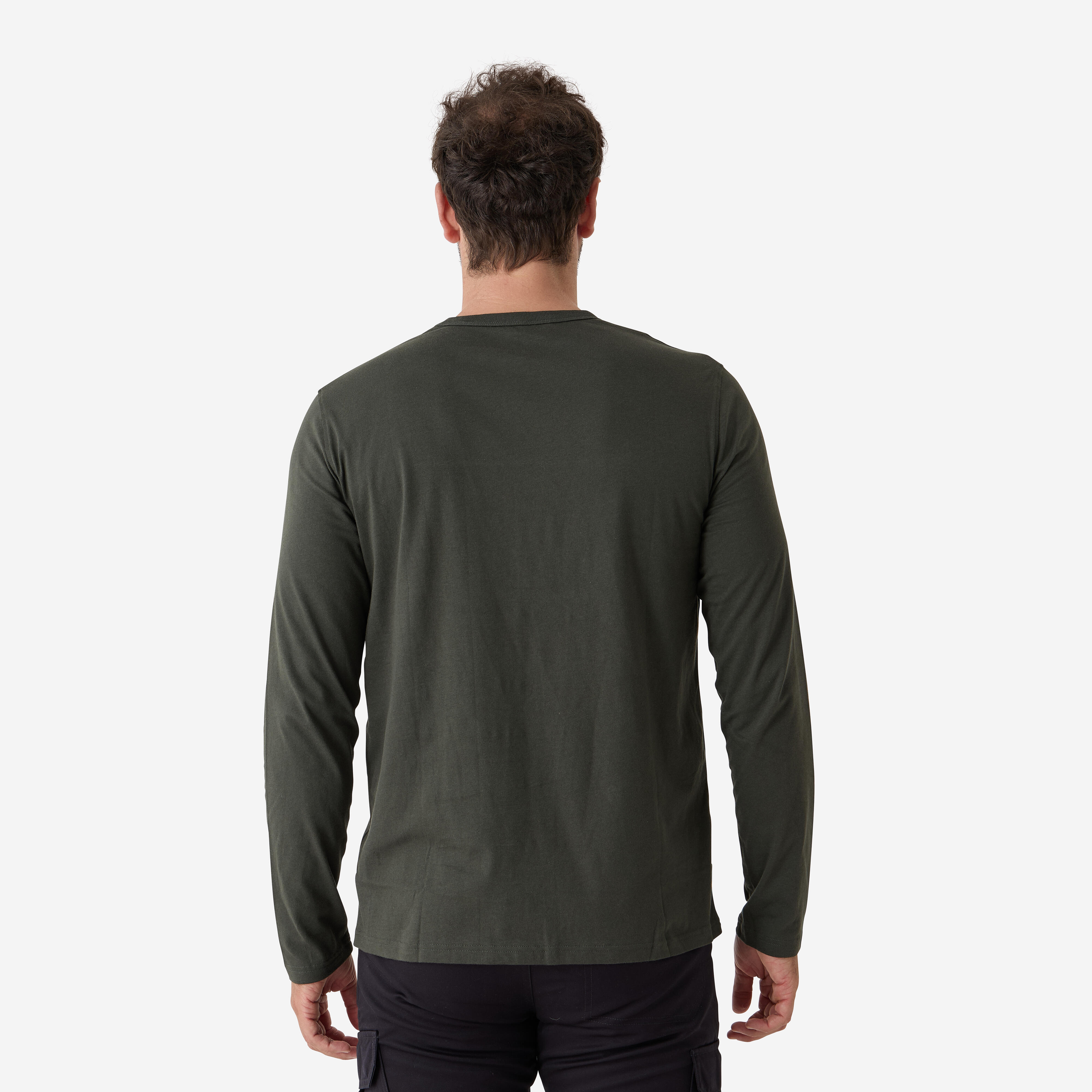 Long-Sleeved Durable T-Shirt - 100 Green