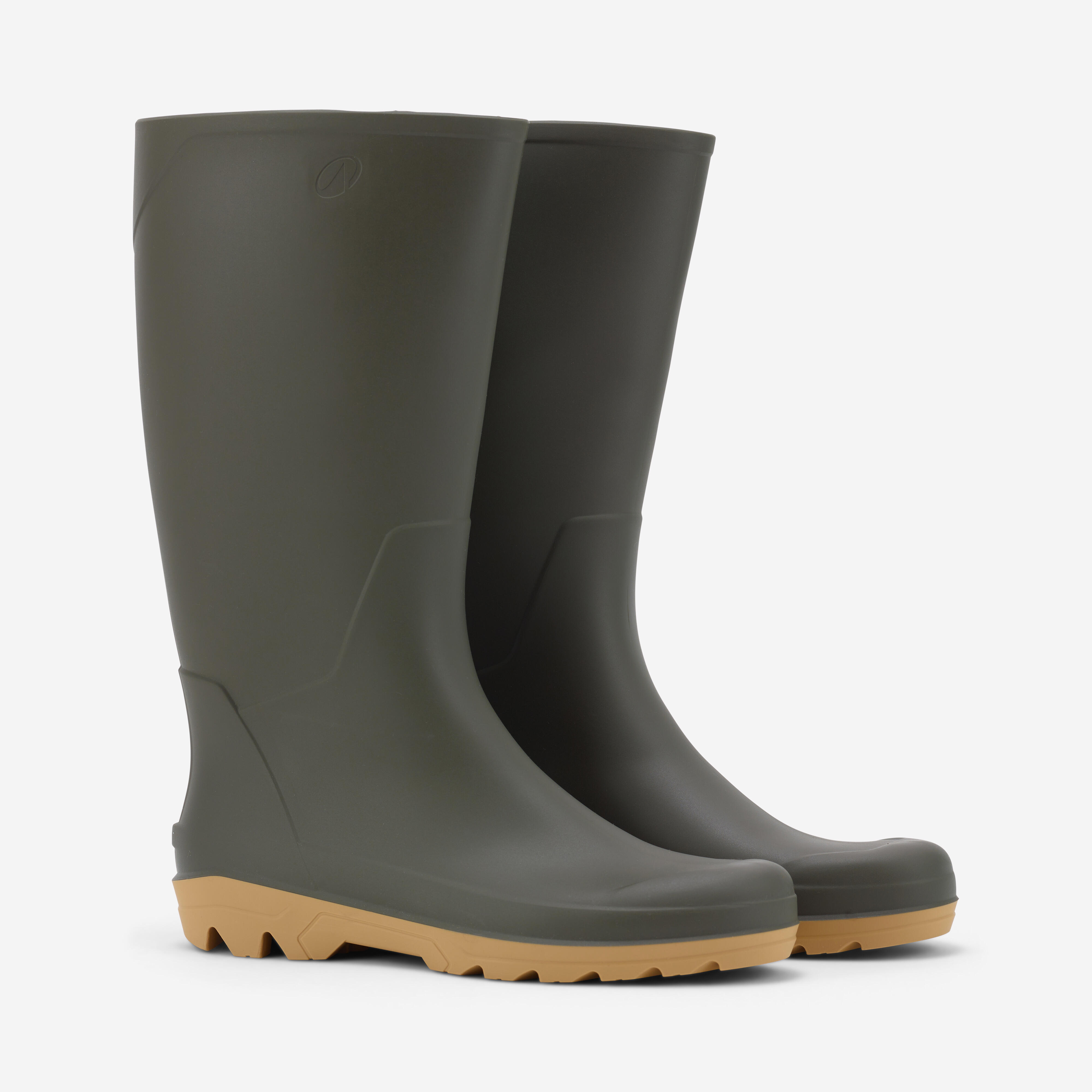 Menâs Waterproof Rain Boots - LandÂ 100 Green